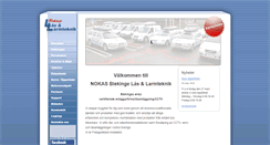 Desktop Screenshot of blekingelas.se